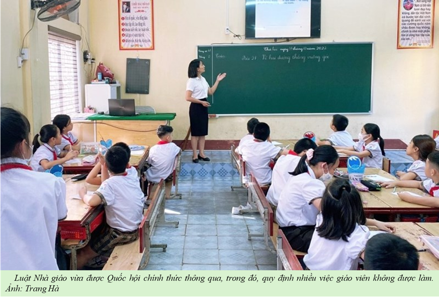 Những việc giáo viên không được làm theo Luật nhà giáo