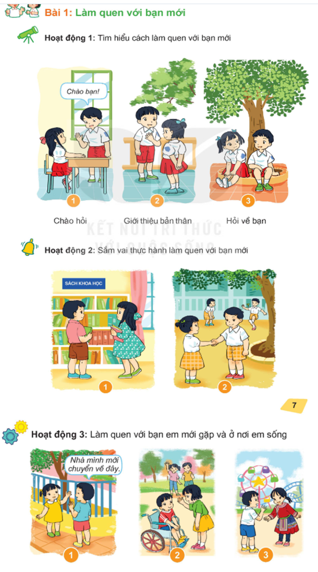 Điểm đột phá KHBD HĐTN Lớp 1: “Làm Quen Với Bạn Mới”